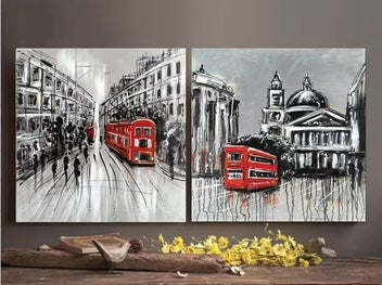 Listing 2 of 18 for Canvas Oil Painting Framed 5050