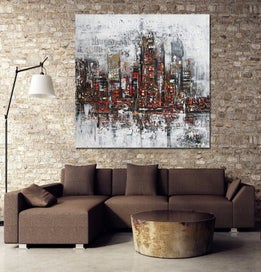 Listing 15 of 18 for Canvas Oil Painting Framed 5050