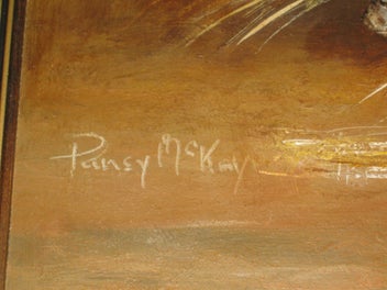 Listing 12 of 17 for Pansy MacKay - PINECONES - original oil painting HUGE PRICE REDUCTION