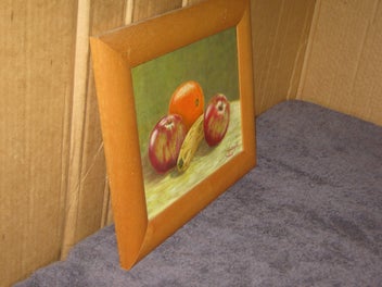 Listing 13 of 15 for Carole Springall - Banana Apples & Orange Still Life original Painting acrylic