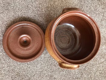 Listing 3 of 5 for Pottery Bowl with Lid