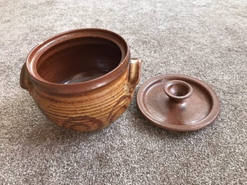 Listing 4 of 5 for Pottery Bowl with Lid