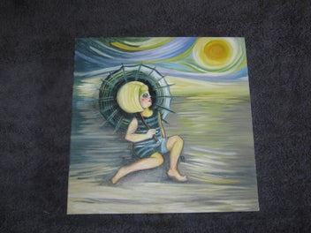 Listing 5 of 9 for Karina Davies - Time Warp - Girl In The Sun Original Painting