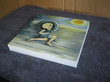 Listing 6 of 9 for Karina Davies - Time Warp - Girl In The Sun Original Painting