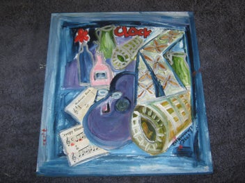 Listing 4 of 9 for Creepy Blues Helen Jennings Original Painting PRICE REDUCED HEAPS SALE