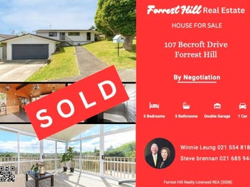 107 Becroft Drive, Forrest Hill, Auckland
