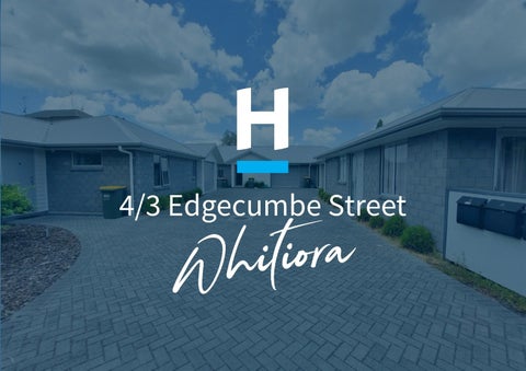 4/3 Edgecumbe Street, Whitiora, Hamilton