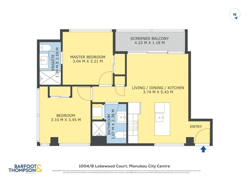1004/8 Lakewood Court, Manukau, Manukau City, Auckland - Carousel 12