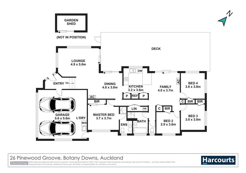 Property Valuation for 26 Pinewood Grove, Botany Downs, Auckland