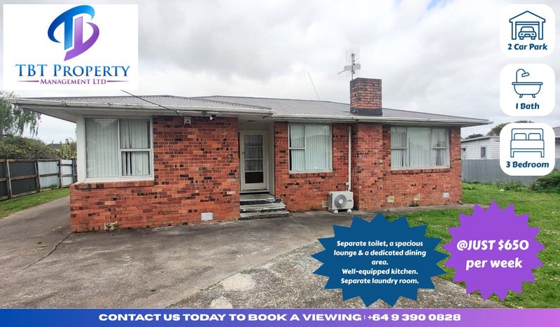 130 Tennessee Avenue, Mangere East, Auckland - Carousel 1