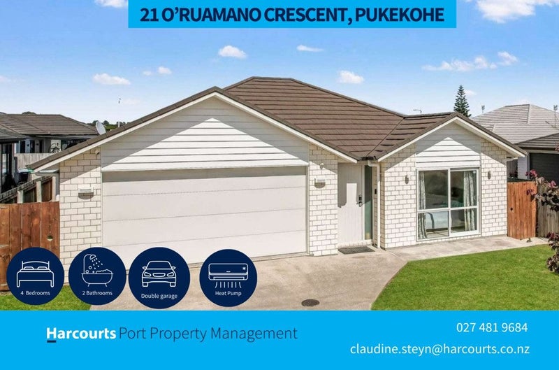 21 O Ruamano Crescent, Pukekohe, Pukekohe - Carousel 1