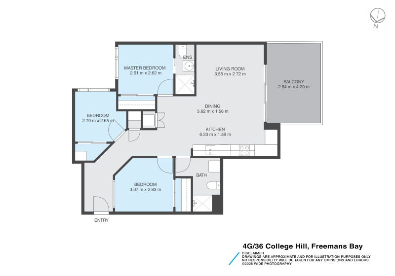 Apt 4G, 36 College Hill, Freemans Bay, Auckland City, Auckland - Carousel 19