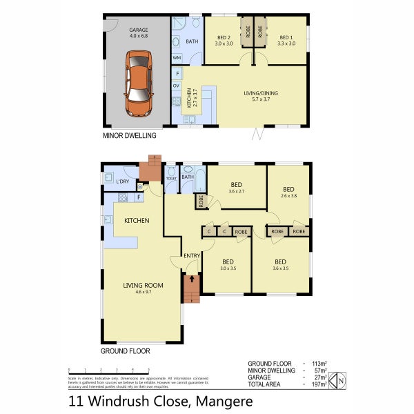 Property Valuation for 11 Windrush Close, Mangere, Auckland Trade Me