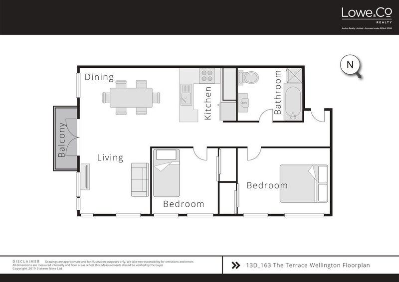 13D/163 The Terrace, Wellington Central, Wellington - Carousel 13