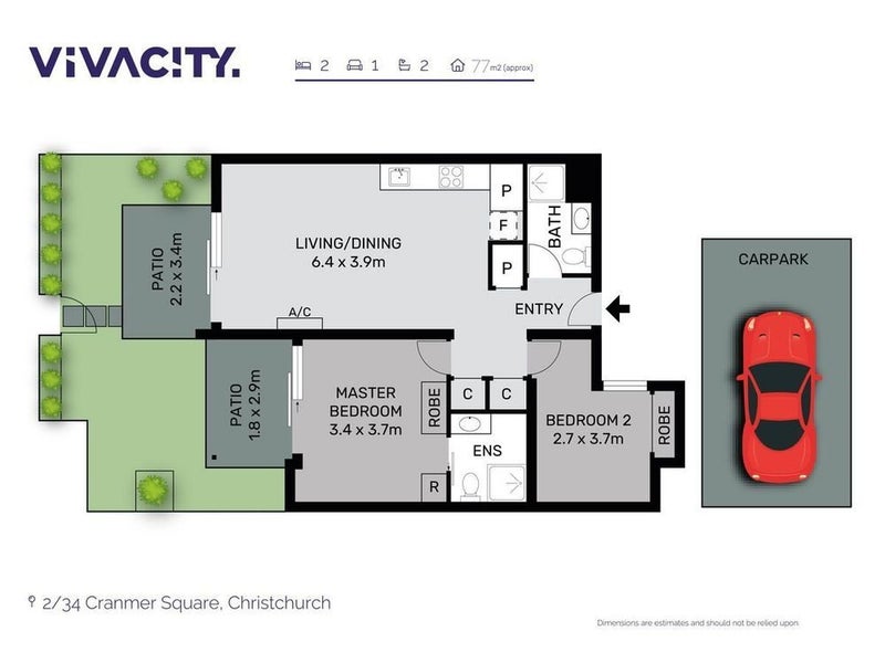 2/34 Cranmer Square, Christchurch Central, Christchurch - Carousel 12