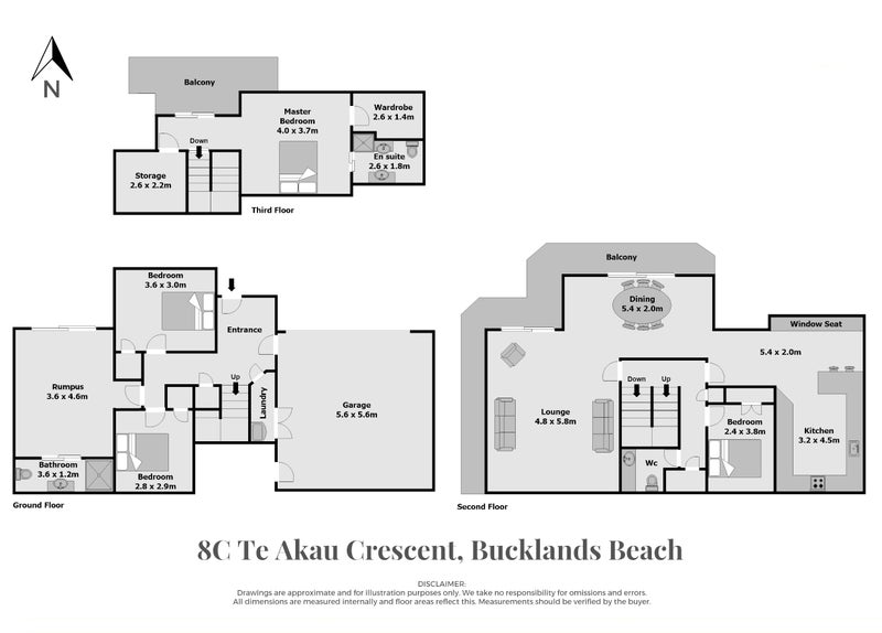 Property Valuation for 8C Te Akau Crescent, Bucklands Beach, Auckland
