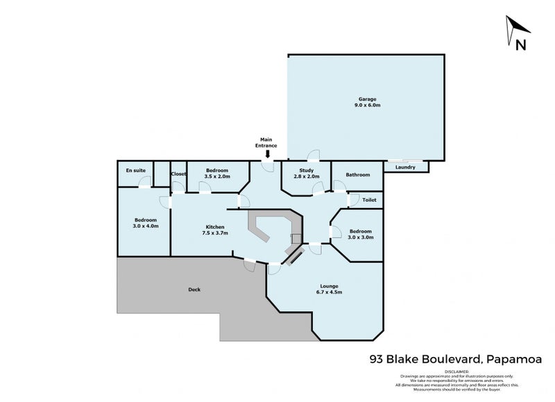 Property Valuation for 93 Blake Boulevard, Papamoa Beach, Papamoa