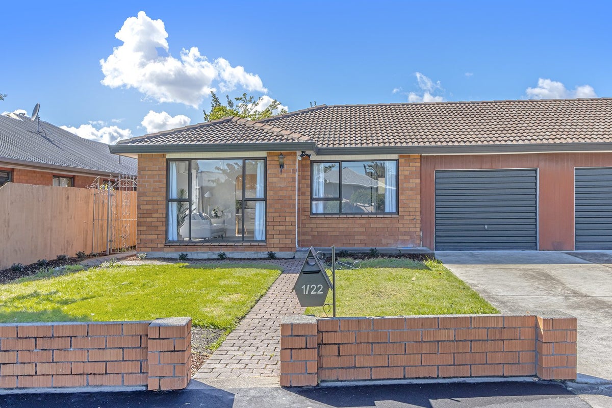 1/22 Cotswold Avenue, Bishopdale, Christchurch - Carousel 1