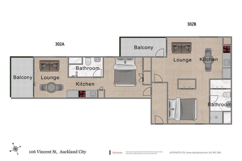 Property Valuation for 302/106 Vincent Street, Auckland Central