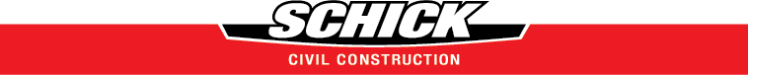 Schick Civil Construction Small Top Banner