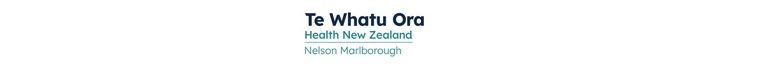 Health New Zealand - Te Whatu Ora Nelson Marlborough Small Banner