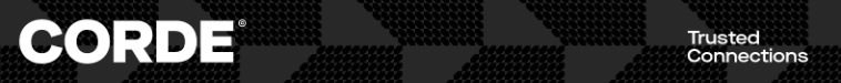 CORDE Ltd Small Top Banner