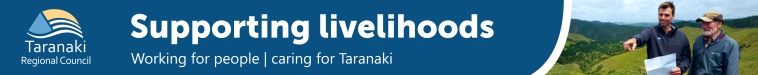 Taranaki Regional Council Small Top Banner