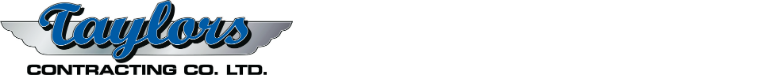 Taylors Contracting Co. Ltd. Small Top Banner