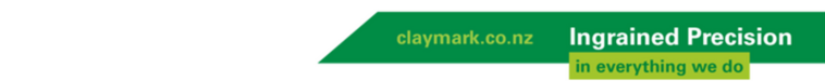 Claymark Small Top Banner