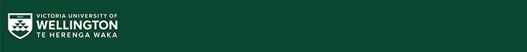 Victoria University of Wellington Small Top Banner