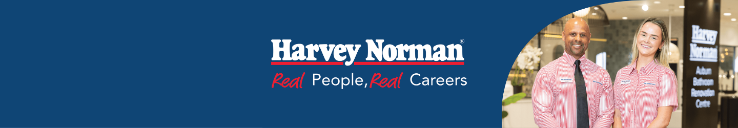 Harvey Norman Full screen Banner
