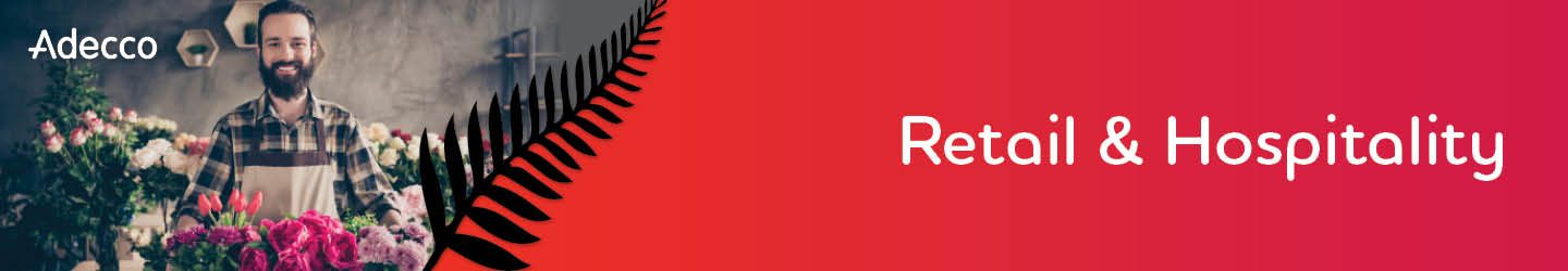 Adecco Retail and Hospitality Full screen Banner