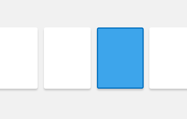 Example of how a card represents an single listing