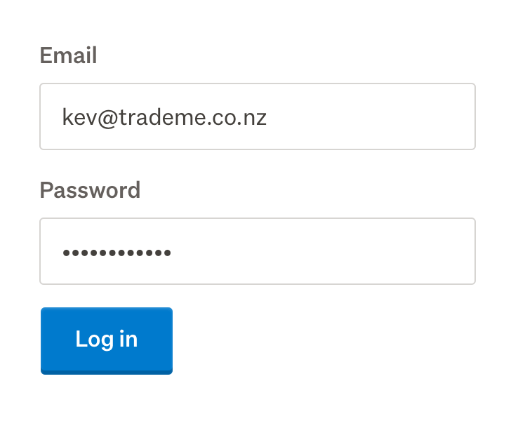 Good example of call to action copy on buttons