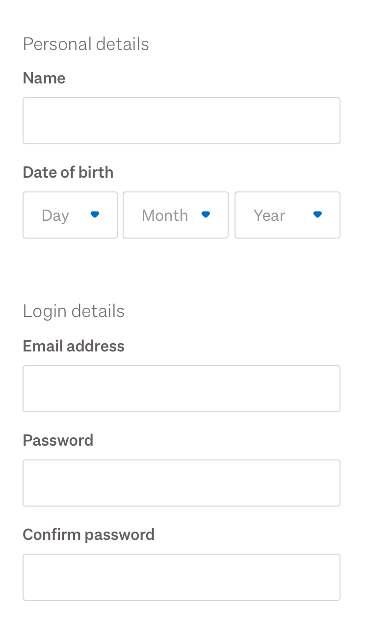 Good example of how to highlight optional fields