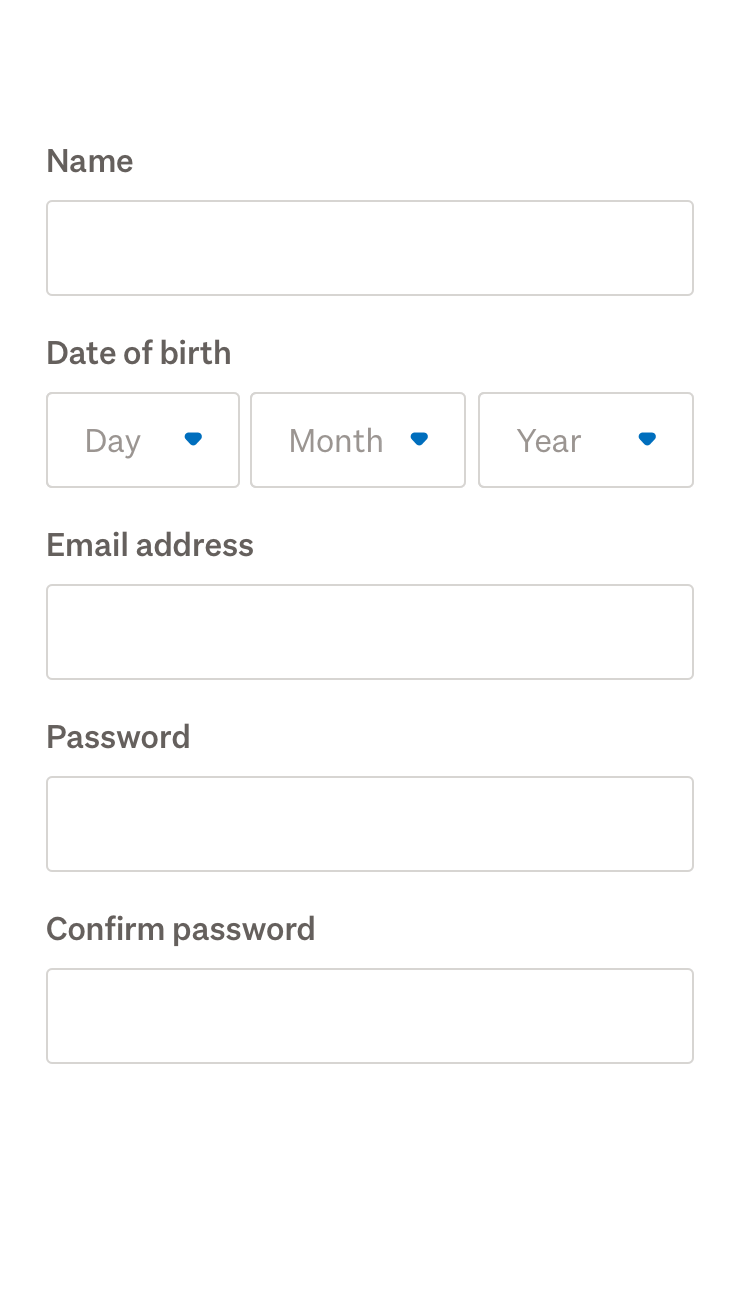 Bad example of grouping information