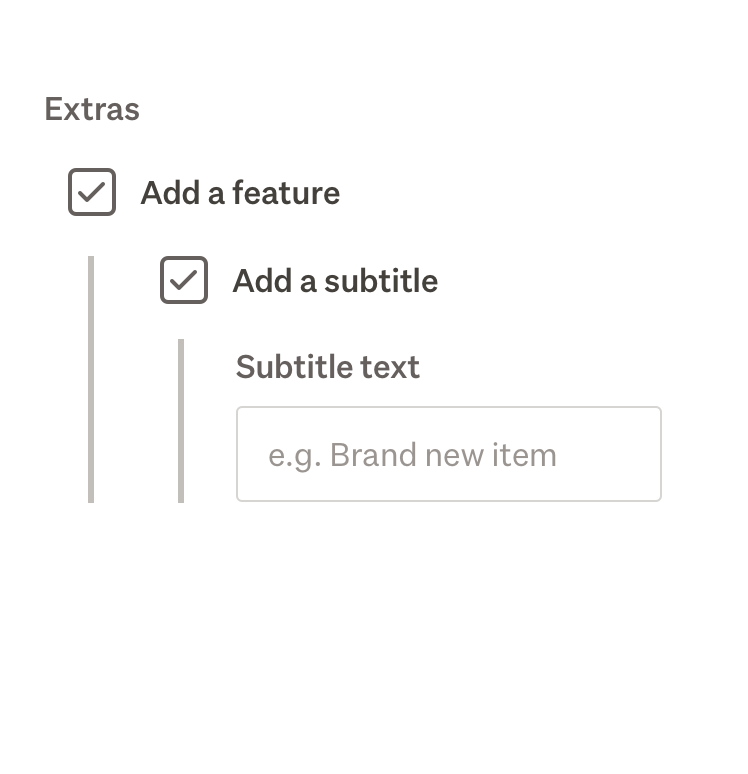 Bad example of multiple level nesting form content